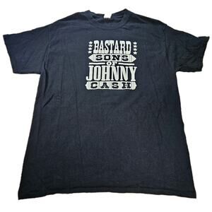 Bastard Sons of Johnny Cash Graphic Shirt Logo Black Men’s Size Large Gildan
